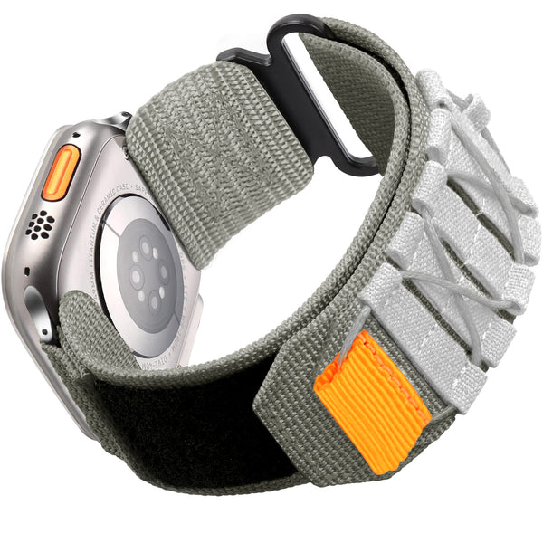 Nylon Canvas Loop Kardborreband för Apple Watch