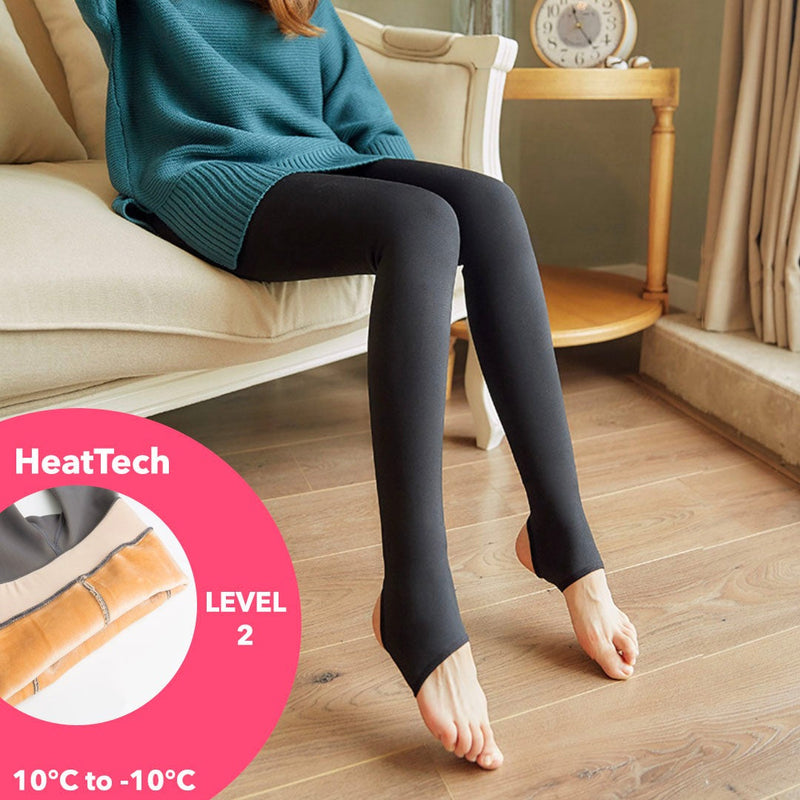 HeatTech Genomskinliga SuperStretch Strumpbyxor Leggings